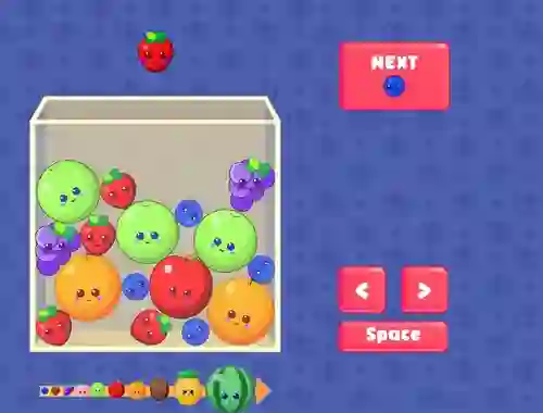 Mchezo Fruit Merge online