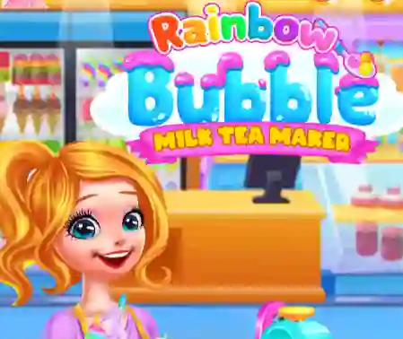 Mchezo Rainbow Bubble Milk Tea Maker online