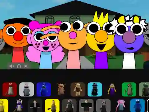 Mchezo Sprunki Puppet online
