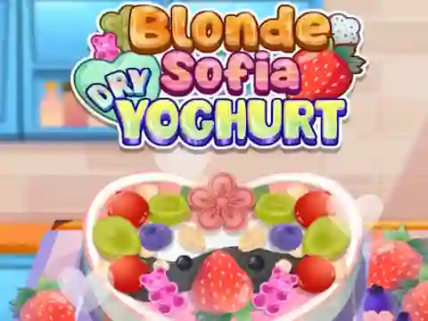 Mchezo Blonde Sofia: Dry Yoghurt online