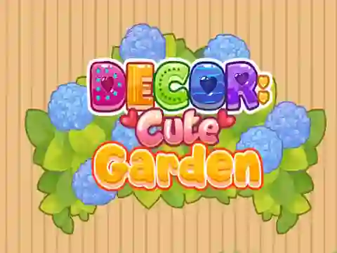 Mchezo Decor: Cute Garden online
