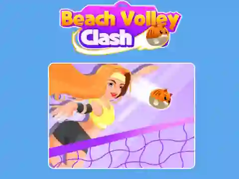 Mchezo Beach Volley Clash online
