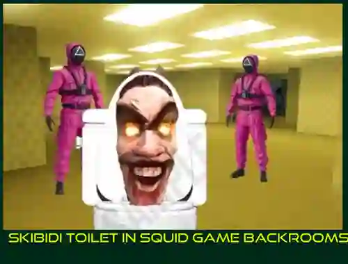 Mchezo Skibidi Toilet in Squid Game Backrooms online