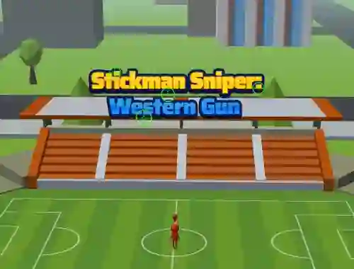 Mchezo Stickman Sniper Western Gun online