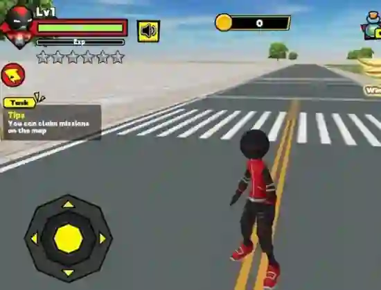 Mchezo Stick Rope Hero online