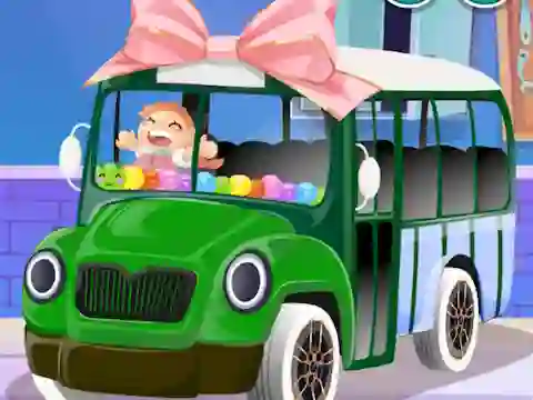 Mchezo Decor: School Bus online
