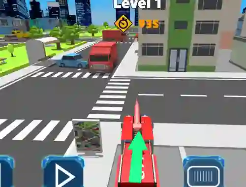 Mchezo Fire Truck Rescue Driving online