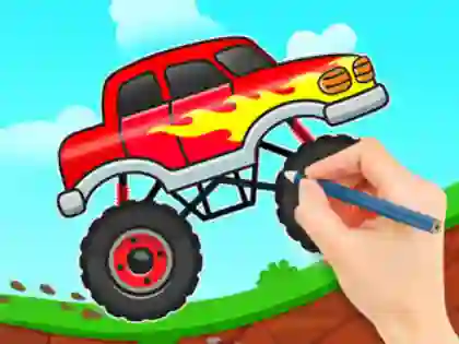 Mchezo Coloring Book: Monster Truck online