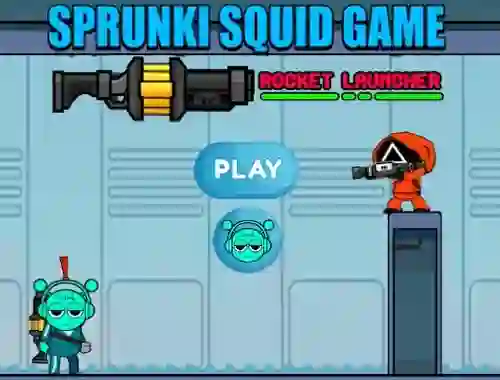 Mchezo Sprunki Squid Game Rocket Launcher online