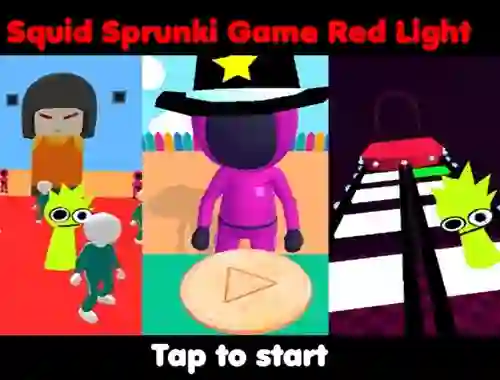 Mchezo Squid Sprunki Game Red Light online