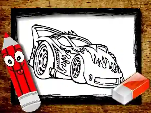 Mchezo Back To School Car Coloring Book online