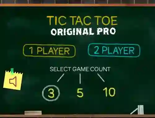 Mchezo Tic Tac Toe Original Pro online
