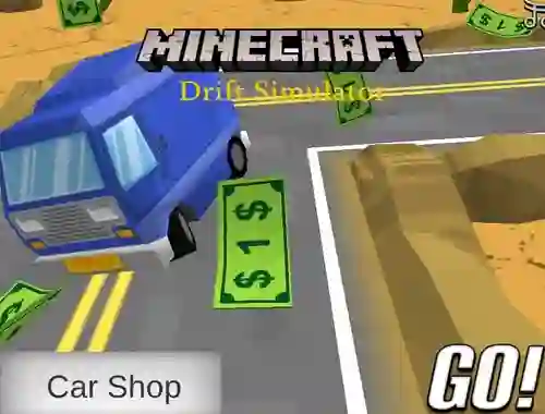 Mchezo Minecraft Drift Simulator online