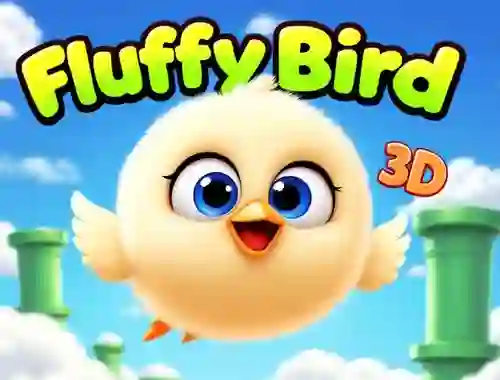 Mchezo Fluffy Bird 3D online