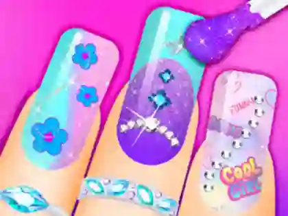 Mchezo Coloring Book: Nail Art online