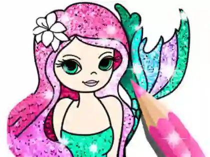 Mchezo Coloring Book: Little Mermaid online