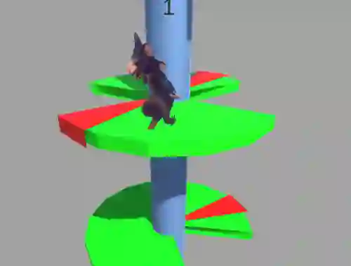 Mchezo Ratomilton Helix Jump online