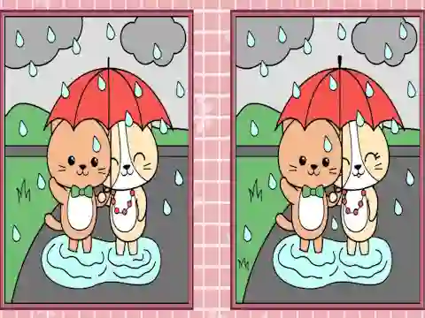 Mchezo Spot the Differences Cute Kittens online