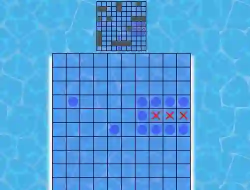 Mchezo Battleship On Cells online