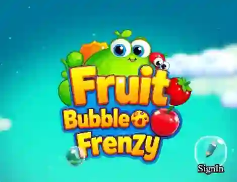 Mchezo Fruit Bubble Frenzy online