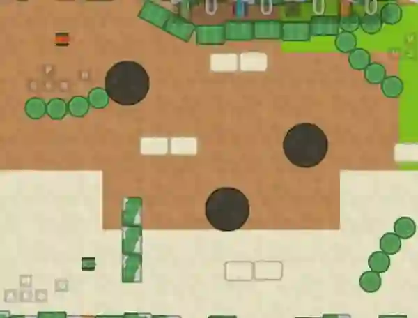 Mchezo 1 2 3 4 Player Tank Game 2D online