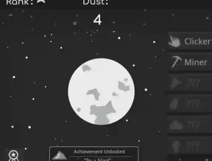 Mchezo Planet Clicker Dust Collector online