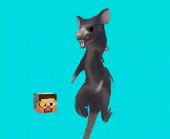Mchezo Ratomilton Spinning Flappy Minecraf online
