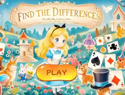 Mchezo Find The Differences: Alice In Wonderland online