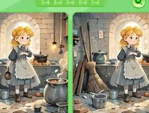 Mchezo Find The Differences: Cinderella online