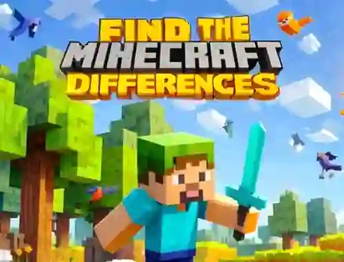 Mchezo Find The Differences: Minecraft online