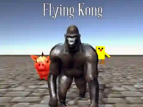 Mchezo Flying Kong online