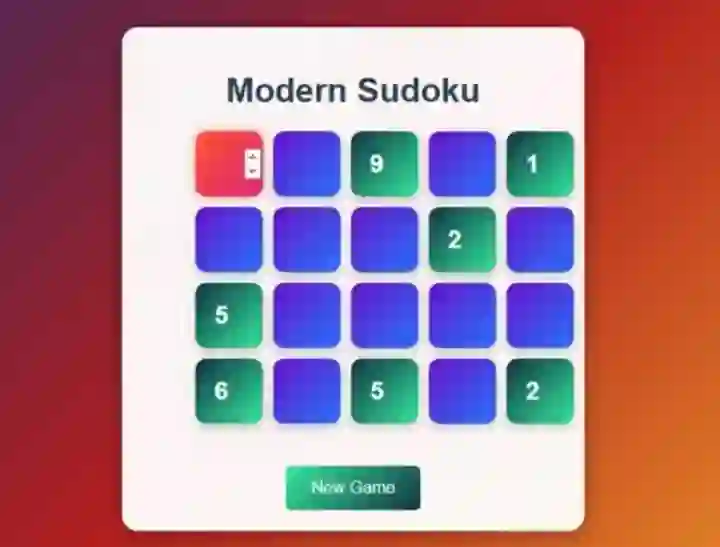 Mchezo Modern Sudoku online