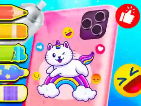Mchezo Coloring Book: Phone Case online