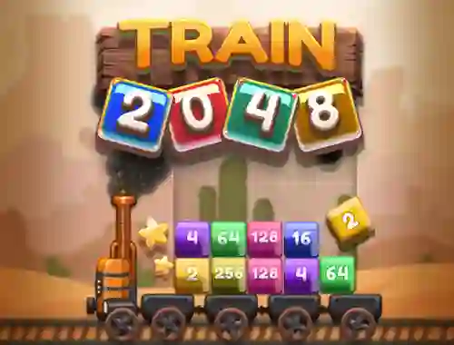Mchezo Train 2048 online