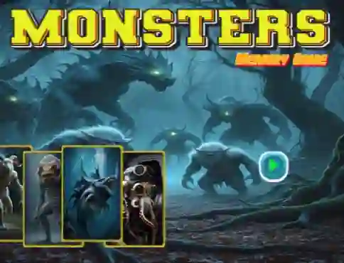 Mchezo Monsters Memory Game online