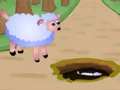 Mchezo Help Fallen Down Sheep Baby online