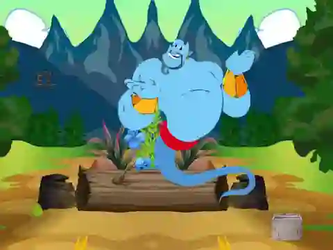 Mchezo Escape From Wonder Genie Land online