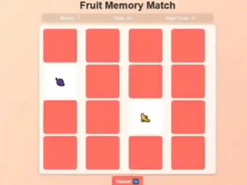 Mchezo Fruit Memory Match online