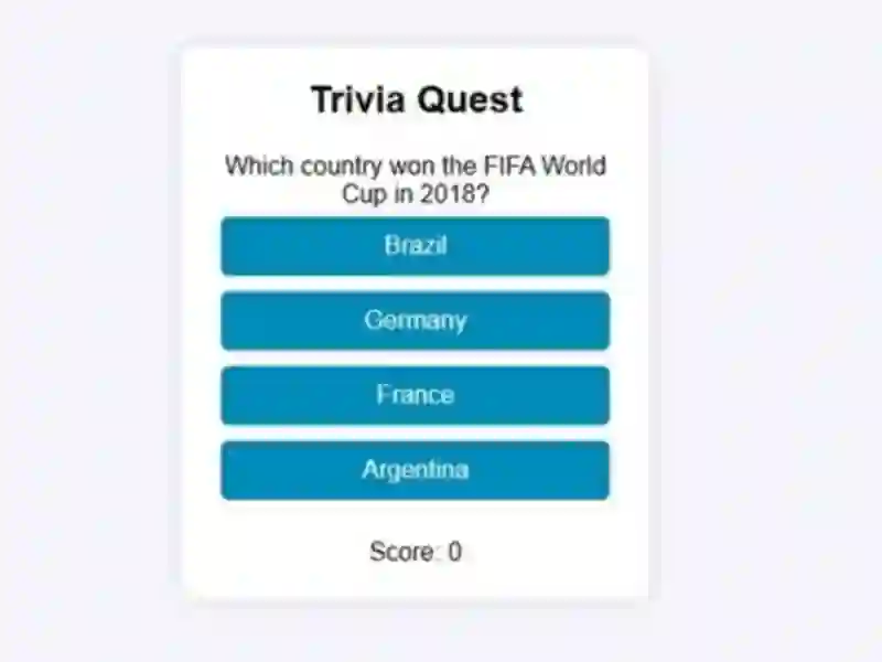 Mchezo Trivia Quest online