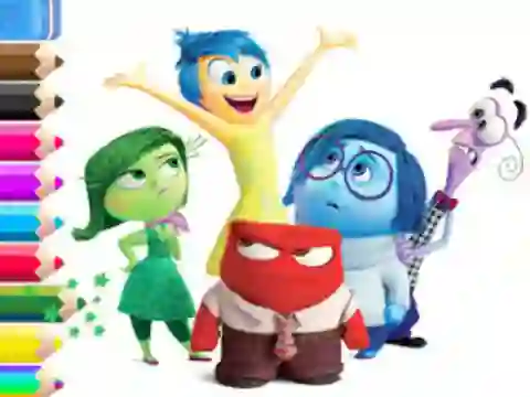 Mchezo Coloring Book: Inside Out online