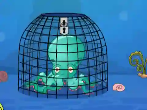 Mchezo Release Octopus from Cage online