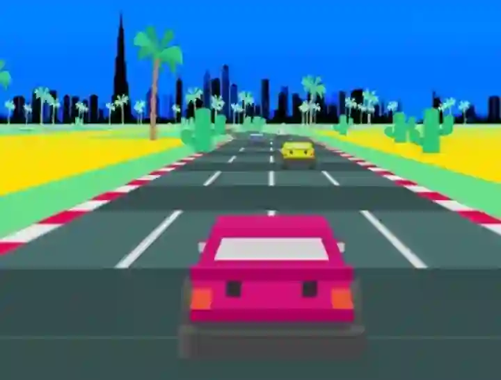 Mchezo Dubai Race online