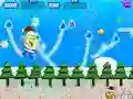 Mchezo Swinging SpongeBob Xmas online