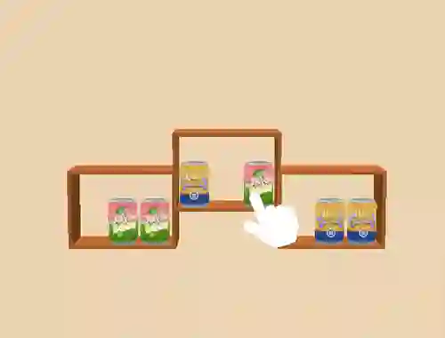 Mchezo Sort Match 3d Goods Puzzle online