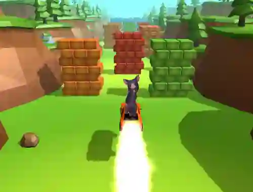 Mchezo Ratomilton Rocket Car online