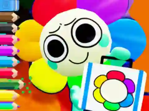Mchezo Coloring Book: Dandy's World Members online