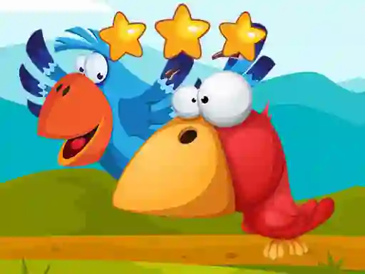 Mchezo Fun Birds Hidden Stars online