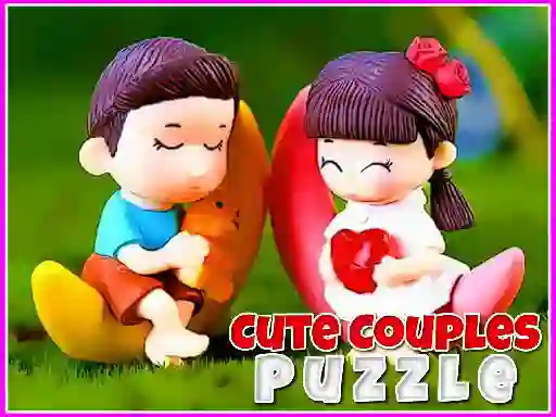Mchezo Cute Couples Puzzle online
