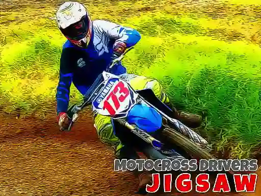 Mchezo Motocross Drivers Jigsaw online