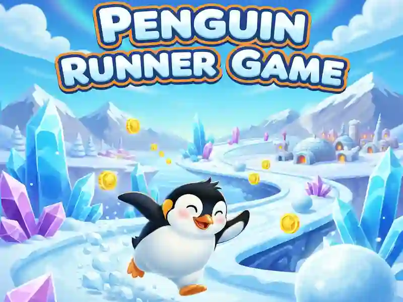 Mchezo Penguin Runner Game online